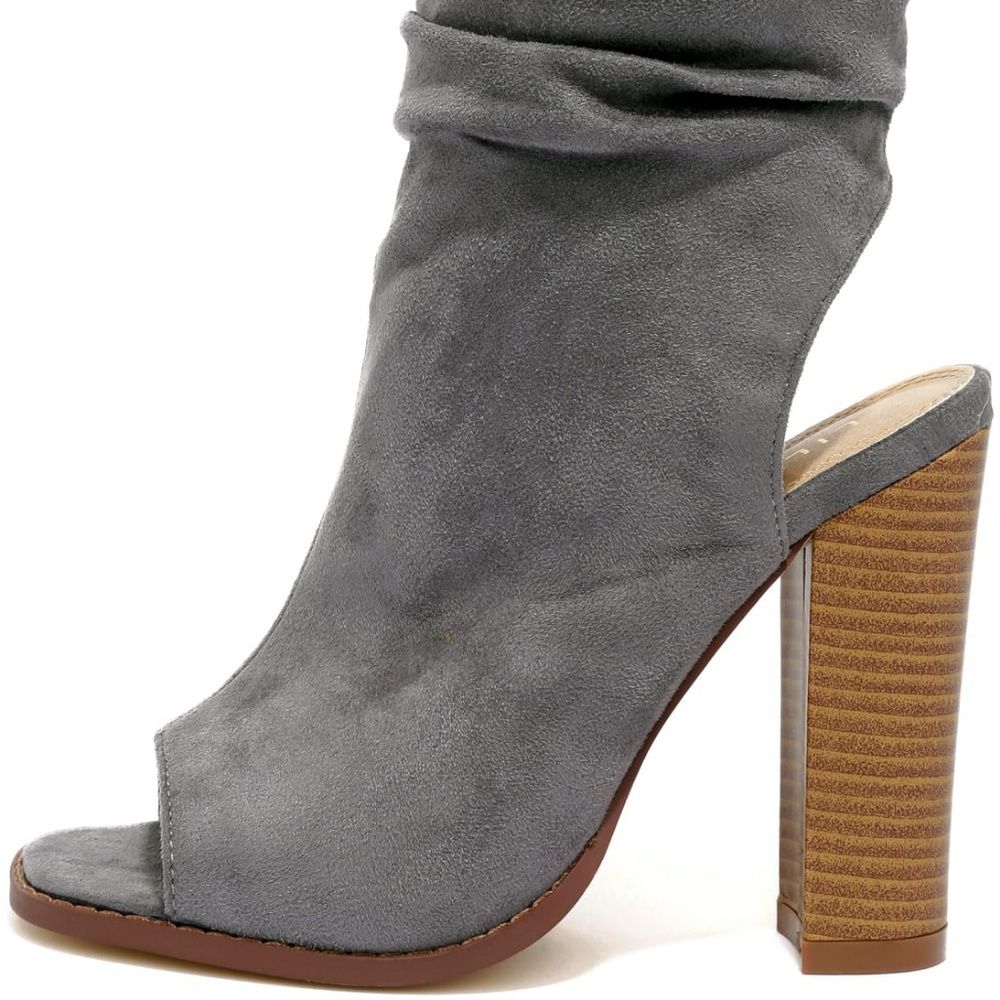 Lulu's Peep Toe Booties